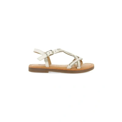 Afbeelding van Gioseppo CON PEDRERÍA SCIO Sandalen voor kinderen, Maat: 28, Blanco Leer en textiel