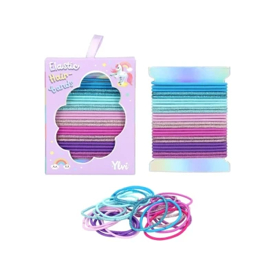 Afbeelding van Depesche Ylvi glitter haarelastiekjes 1 set