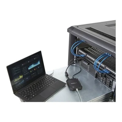 Image de StarTech.com Adaptateur crash cart pour PC portable avec boîtier durable Console KVM USB transfert de fichier et acquisition vidéo commutateur 1 ports Ordinateur bureau