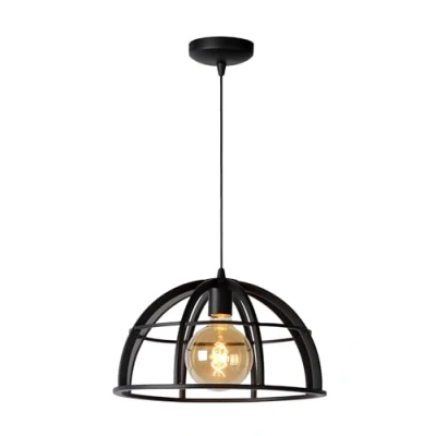 Afbeelding van Lucide DIKRA Hanglamp 1xE27 Zwart