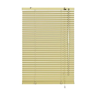 Afbeelding van GARDINIA aluminium jaloezieën, lichtbescherming, verblinding, wand en plafondmontage inclusief montageset, Beige, 100 x 175 cm (B H)