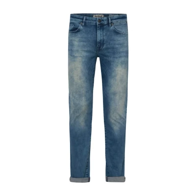 Afbeelding van Petrol Industries Heren Jeans Slim Fit Seaham Spijkerbroek Essentials Collection Blauw Maat W34L34
