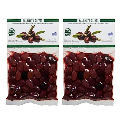 Image de TrofoPlan Olives Kalamata à l&#039;Huile d&#039;Olive Extra Vierge, 2 x 200 g