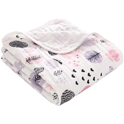 Afbeelding van Miracle Baby Chiffon zomerdeken, dunne ademende babydeken van katoen, voor meisjes en jongens