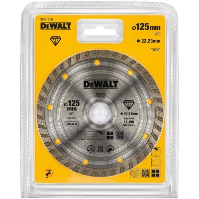 Afbeelding van DeWalt DT3712 Diamantdoorslijpschijf 125 x 22,23 2,2mm natuursteen