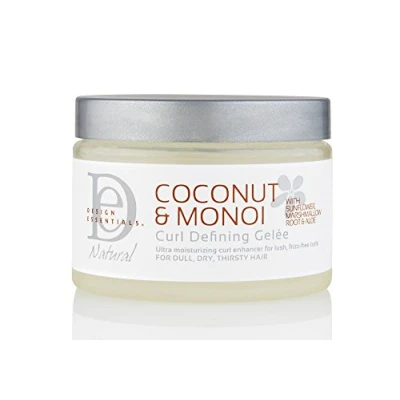 Afbeelding van Design Essentials Coconut &amp; Monoi Curl Defining Creme Geleé 355ml Voor extreem droog en dorstig haar