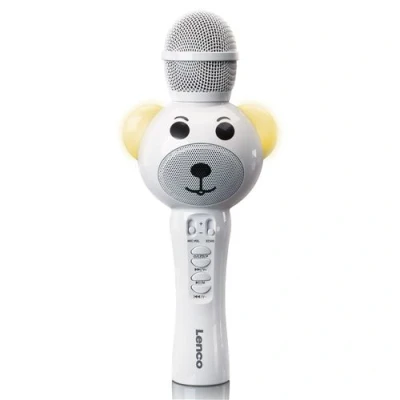 Image de Lenco Microphone Karaoké (bmx 060wh)