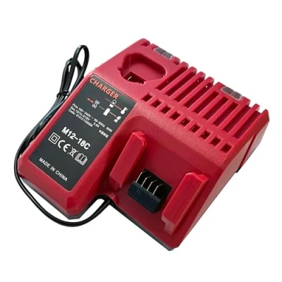 Afbeelding van CYDZ® Vervangende oplader voor Milwaukee M18 M12 18V 220V Li ion Tool Battery 48 59 1812 1807 1806 1840 2710 20