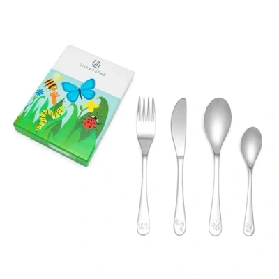 Afbeelding van Zilverstad Children&#039;s cutlery 4pcs Nature friends s/s
