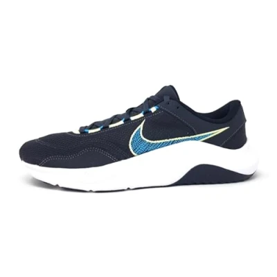 Afbeelding van Nike Legend Essential 3 Sneakers voor heren, antraciet Lightning White Black, 44 EU, Black