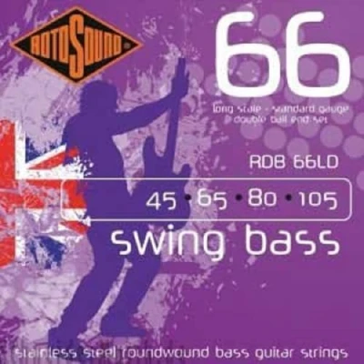 Afbeelding van Rotosound RDB66LD Swing Bass 66 snarenset basgitaar