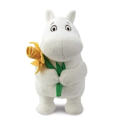 Afbeelding van Aurora, 61555 Moomin staand met narcis 16,5 cm wit