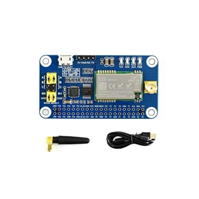 Afbeelding van Waveshare SX1268 Lora hoed voor Raspberry Pi Spread Spectrum Modulatie 433 MHz Frequentieband maakt gegevensoverdracht tot 5 km via seriële poort ondersteunt draadloze parameter configuratie