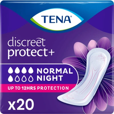 Afbeelding van 3x TENA Discreet Normal Night 20 stuks