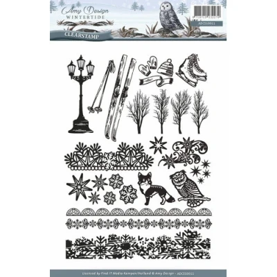 Afbeelding van Clearstamp Amy Design Wintertide