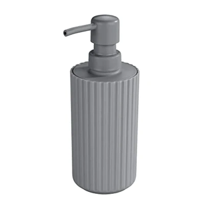 Afbeelding van Allstar zeepdispenser Minas Grijs Vloeibare Inhoud: 0.28 l, Polypropyleen, 7 x 18 cm,