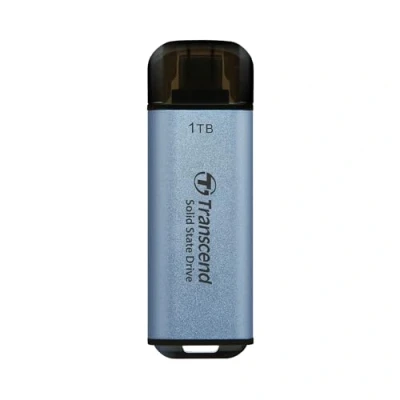 Image de Transcend ESD300C SSD 1 To externe (portable) USB 3.2 Gen 2x1 (USB C connecteur) bleu ciel