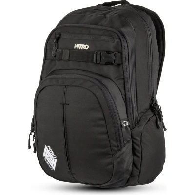 Afbeelding van Nitro Chase Uniseks rugzak met organizer voor laptops van 17 inch, Zwart