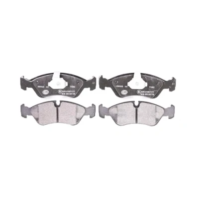 Afbeelding van HELLA 8DB 355 007 761 Remblokkenset Geschikt voor slijtage waarschuwingscontact OPEL: Vectra B Saloon, Calibra A, Kadett E CC, DAEWOO: Lanos Saloon