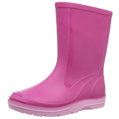 Image de Beck Basic 486 Mixte enfant Bottes en caoutchouc de pluie, rose(w), 23 EU