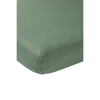 Afbeelding van Meyco Hoeslaken Wieg Jersey 40x80 Forest Green