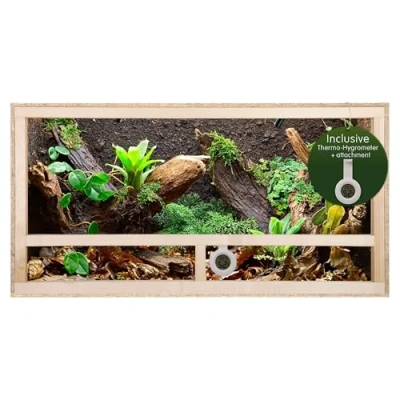 Afbeelding van REPITERRA® Terrarium reptielenamfibieën zijventilatie 80x50x50cm