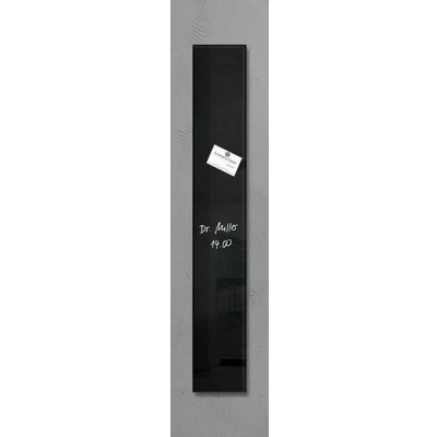 Afbeelding van Glasbord Sigel magnetisch 120x780x15mm zwart