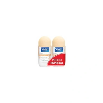 Afbeelding van Deodorant Roller Sanex Sensitive 2 x 50 ml