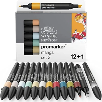 Image de Winsor &amp; Newton Promarker Set 12+1 Manga Expansion 2
