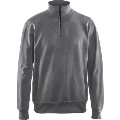 Afbeelding van Blaklader Sweatshirt met halve rits 3369 1158 Grijs S