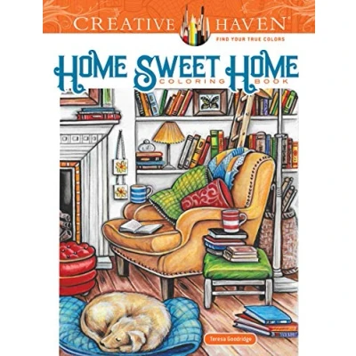 Afbeelding van Creative Haven Home Sweet Coloring Book