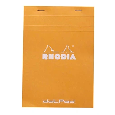 Afbeelding van Rhodia 16558C DotPad notitieblok, 80 vellen, A5, 14,8 x 21 cm, oranje