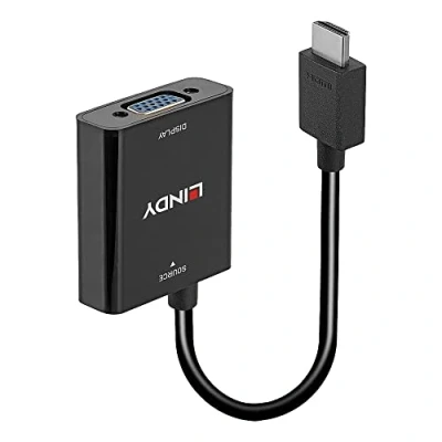 Afbeelding van HDMI to VGA Adapter LINDY 38291 Black