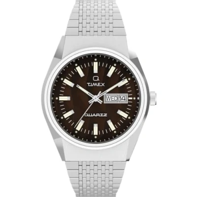 Afbeelding van Timex Falcon Eye TW2W62400 Horloge Staal Zilverkleurig Ø 38 mm