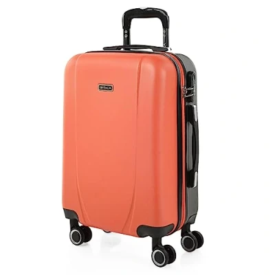 Afbeelding van ITACA trolley koffers, ABS Harde buitenbekleding, bestendig en licht. Telescopische handgreep, 2 handvatten, 4 wielen. Geïntegreerd slot. Lage kosten, klein, gemiddeld, groot
