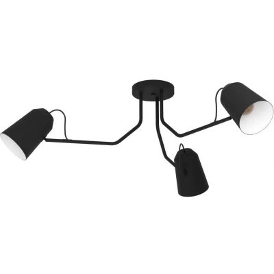Afbeelding van EGLO Loreto Plafondlamp E27 Ø 114,5 cm Zwart/Wit
