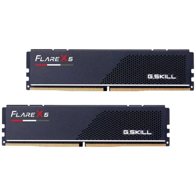 Afbeelding van G.Skill Flare X5 F5 6000J4048F24GX2 FX5 Geheugen DDR5 48 GB: 2 x 24 GB 288 PIN 6000 MHz / PC5 48000 CL40 1.35V AMD EXPO Non ECC zwart