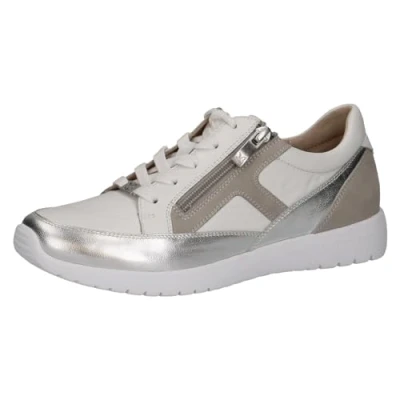 Afbeelding van Caprice 9 23751 42 damessneakers, Witte kam
