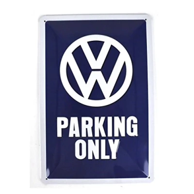Afbeelding van VW Parking Only Metalen Wandbord 20x30 cm