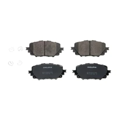 Afbeelding van DELPHI LP3284 Remblokkenset Met akoestische slijtagewaarschuwing Zonder anti kreukplaat toebehoren MAZDA: MX 5 IV, FIAT: 124 Spider