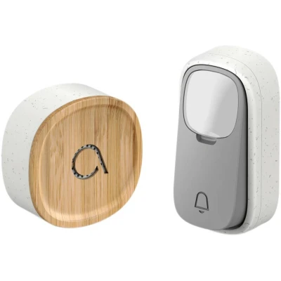 Afbeelding van Avidsen 102502 Complete set voor Draadloze deurbel Batterijloos, Met USB aansluiting