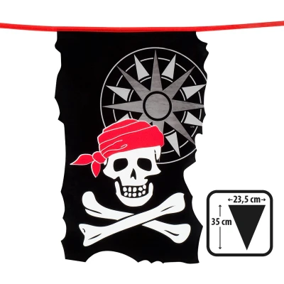Afbeelding van Boland PE vlaggenlijn Piraat Piraten