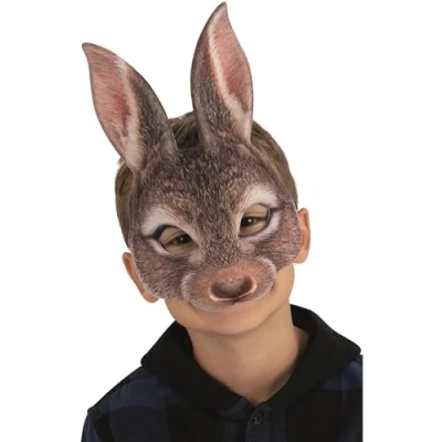 Afbeelding van Smiffys 53151 konijnenmasker voor kinderen, bruin, één maat