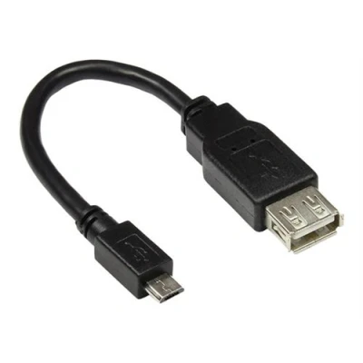 Image de Good Connections Adaptateur USB Micro de type B (M) pour (F) 2.0 OTG 10 cm noir