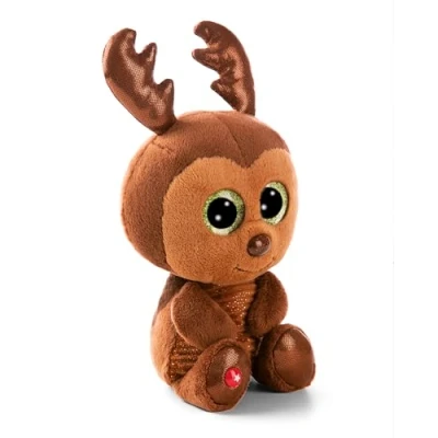 Image de Doudou GLUBSCHIS Cerf volant Staggy 15cm marron Peluche douce, adorable pour câliner et jouer, enfants adultes, une excellente idée cadeau 61847