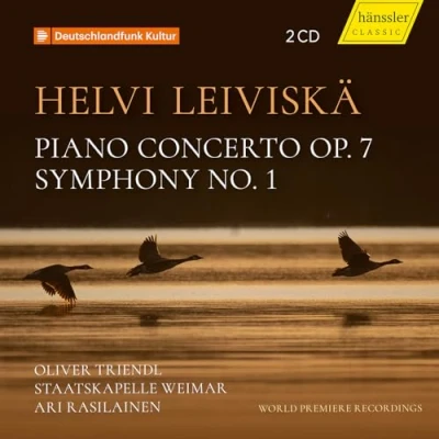 Afbeelding van Oliver Triendl, Staatskapelle Weimar, Ari Rasilainen Leiviskä: Piano Concerto, Op. 7 / Symphony No. 1 (2 CD)