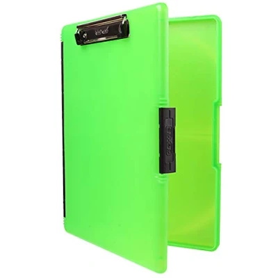 Afbeelding van Dexas Slimcase 3517 807 flessenhouder met zijdelingse opening, neongroen