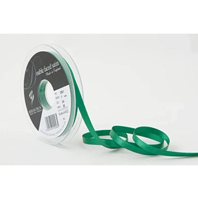 Afbeelding van Berisfords Dubbelzijdig satijnen lint, polyester, fles, 7 mm