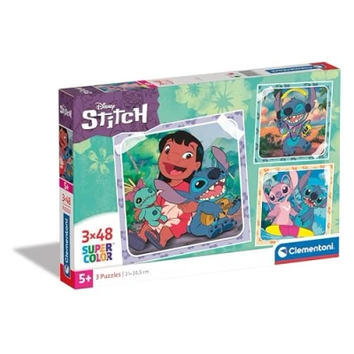 Image de Puzzles 3 x 48 pièces Clementoni Stitch