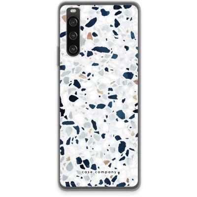Afbeelding van Case Company® hoesje geschikt voor Sony Xperia 10 IV Terrazzo N1 Soft Cover Telefoonhoesje Bescherming aan alle Kanten en Schermrand